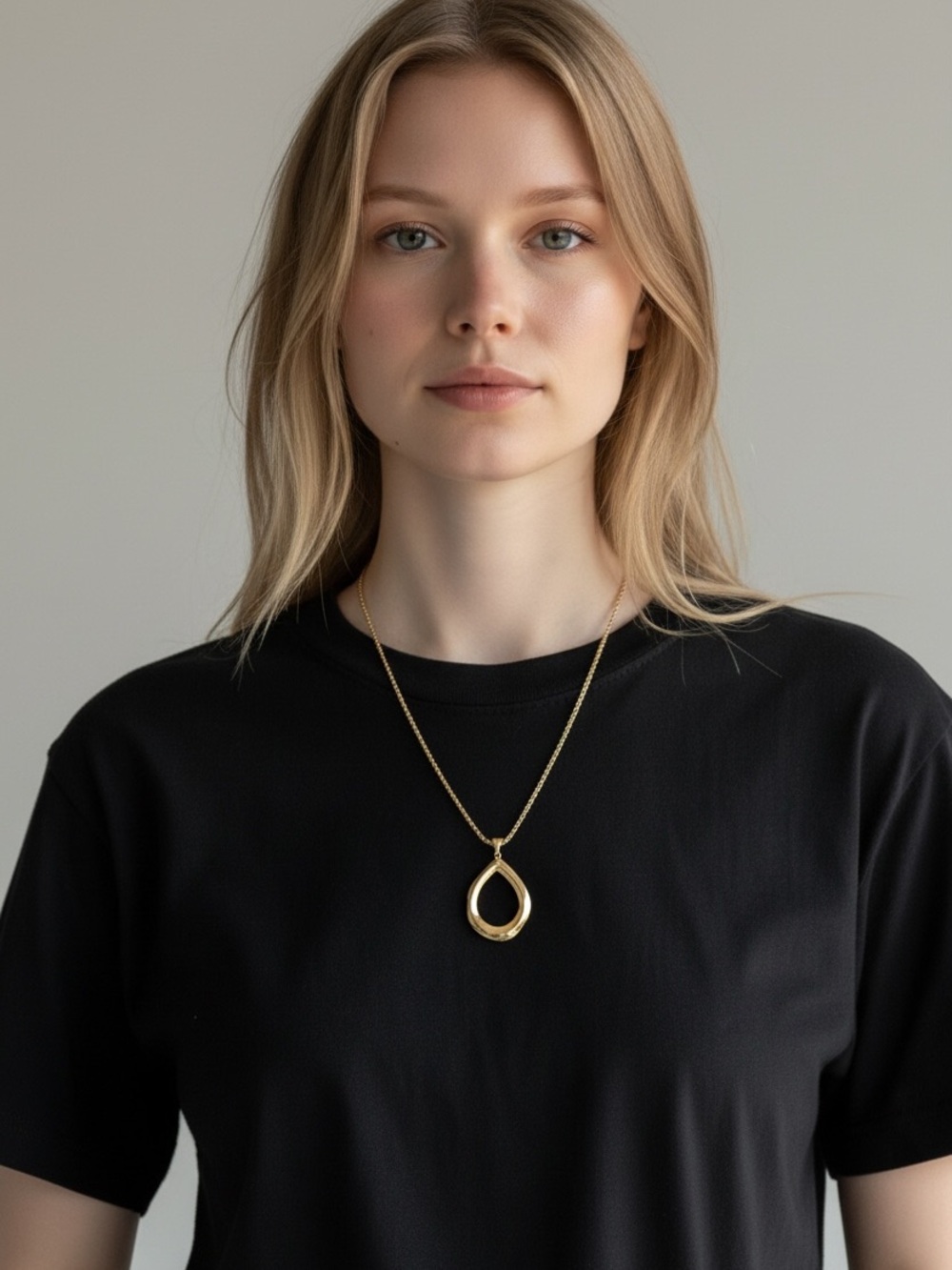 Alfani Gold Teardrop Pendant Necklace - Women Jewelry